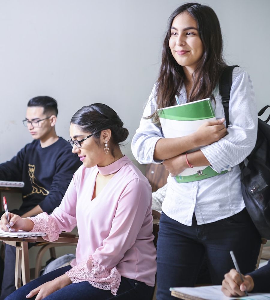 Students in a TBSL classroom session